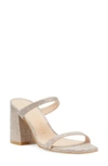 Stuart Weitzman Flareblock 85 Slide Sandal In Poudre