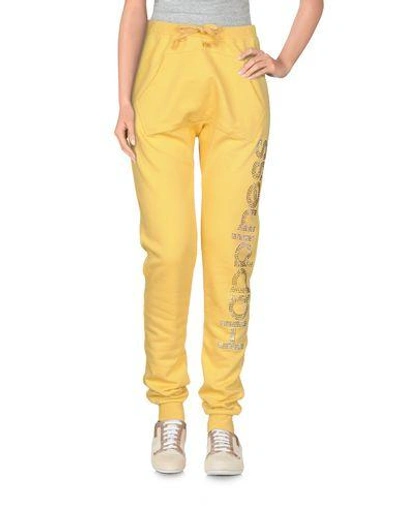 Happiness Casual Pants In Yellow