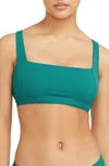 Sea Level Square Neck Bralette Bikini Top In Vermont