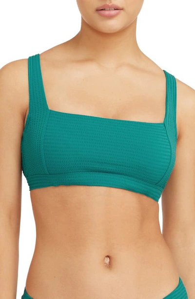 Sea Level Square Neck Bralette Bikini Top In Vermont
