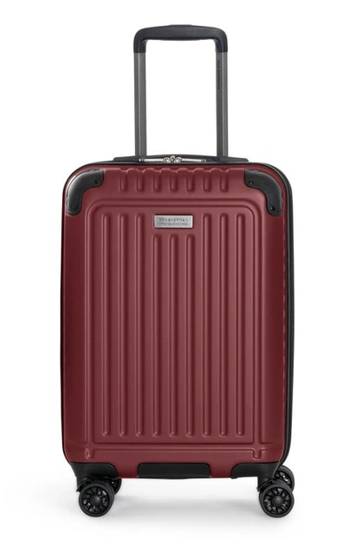 Ben Sherman Sunderland 20" Hardside Spinner Carry-on In British Red