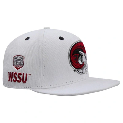 Pro Standard White Winston Salem Rams Mascot Evergreen Wool Snapback Hat