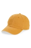 Madewell Broken In Baseball Cap In Ochre Fresco