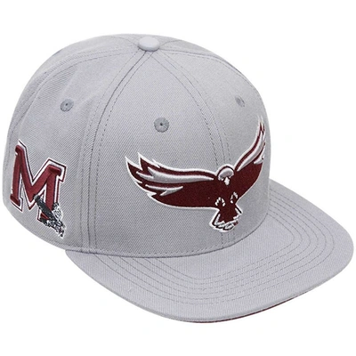 Pro Standard Gray Maryland Eastern Shore Hawks Evergreen Mascot Snapback Hat