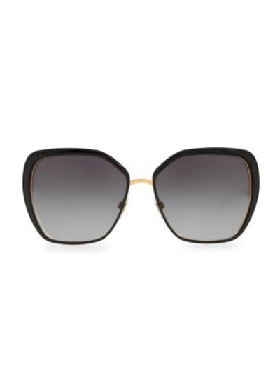 Dolce & Gabbana Women's 56mm Square Sunglasses In Black
