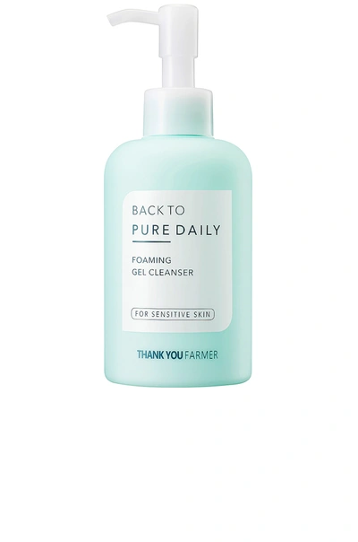 Thank You Farmer Back To Pure Daily Foaming Gel Cleanser In N,a
