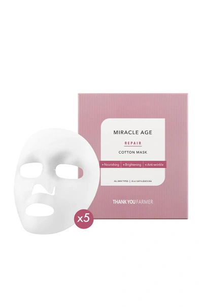 Thank You Farmer Miracle Age Repair Cotton Mask 5