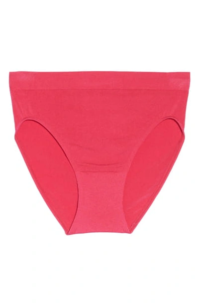 Wacoal Bsmooth High-cut Bikini Briefs In Pink Peacock