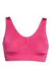 Wacoal B.smooth Wireless Padded Bralette In Pink Peacock