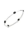 Ippolita Women's Rock Candy Black Onyx & Sterling Silver Five-stone Bangle Bracelet In Black/silver