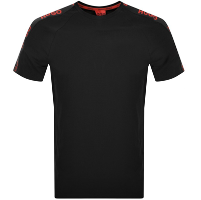 Hugo Loungewear Sporty Logot Shirt Black In Black 001