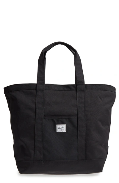 Herschel Supply Co Bamfield Mid-volume Tote Bag In Jet Black