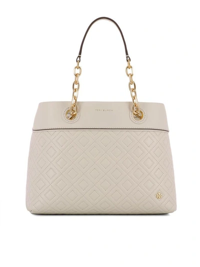 Tory Burch White Leather Shoulder Bag