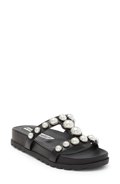 Karl Lagerfeld Blithe Slide Sandal In Black