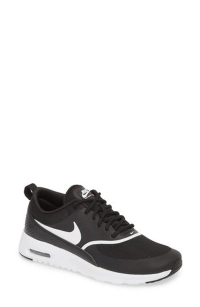 Nike Air Max Thea Sneaker In Black/ White