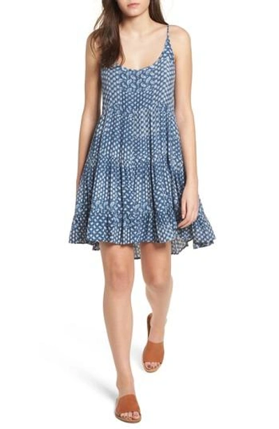 Rails Amber Swing Dress In Indigo Patchwork