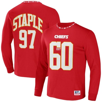 Staple Nfl X  Red Kansas City Chiefs Core Team Long Sleeve T-shirt