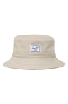 Herschel Supply Co Twill Bucket Hat In Light Pelican