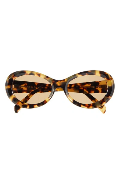 Totême The Ovals Sunglasses In Tortoise 848