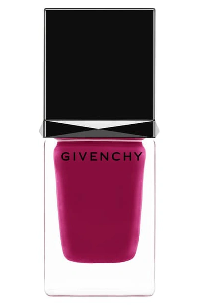 Givenchy Nail Lacquer, Le Vernis Collection In 6 Framboise Velours