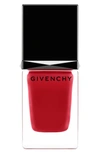 Givenchy Nail Lacquer, Le Vernis Collection In 9 Carmin Escarpin