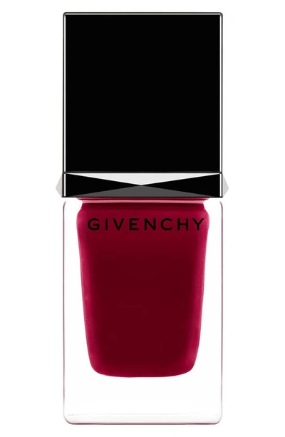Givenchy Nail Lacquer, Le Vernis Collection In N08 Grenat Initie