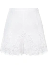Ermanno Scervino High-waisted Lace Shorts - White