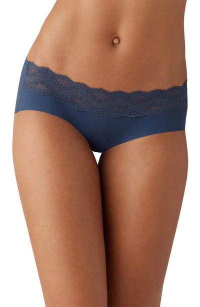 B.tempt'd By Wacoal B.bare Hipster Panties In Crown Blue