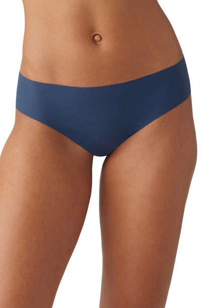 B.tempt'd By Wacoal B.bare Cheeky Panties In Crown Blue