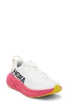 Hoka Rincon 3 Running Shoe In Blanc De Blanc / Eggnog