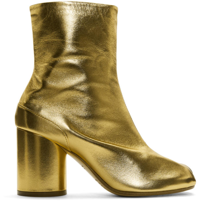 Maison Margiela Gold Tabi Boots