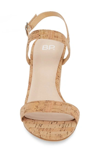 Bp. Lula Slingback Sandal In Natural Cork