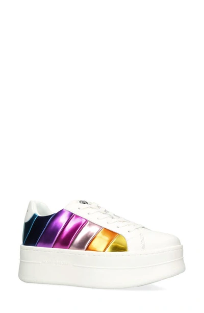 Kurt Geiger Laney Pumped Sneakers In Multi-coloured