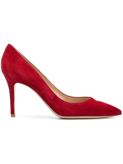 Gianvito Rossi Pumps Mit Spitzer Kappe - Rot