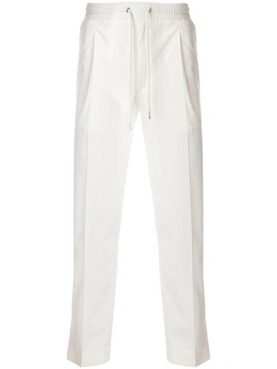 Moncler Tailored Track Pants In White