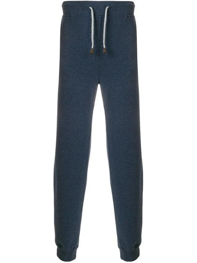 Loro Piana Causal Track Trousers In Blue