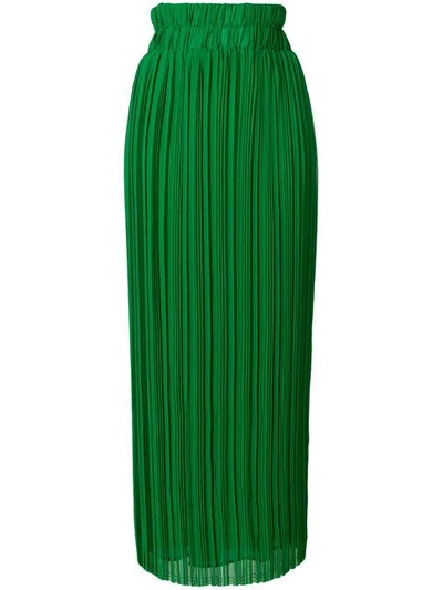 P.a.r.o.s.h Long Flared Skirt In Green