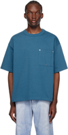 Bottega Veneta Cotton Jersey T-shirt In Blue