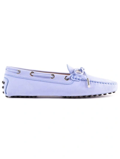 Tod's Gommino Driving Loafers In Lilac
