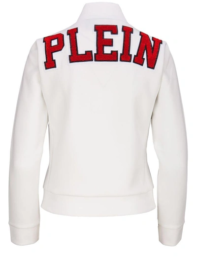 Philipp Plein Sweatshirt In Bianco