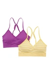 Abound Taylor Bralette In Yellow Stripe Pack