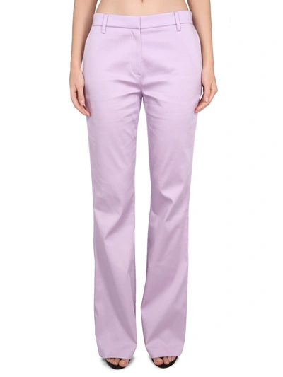 Magda Butrym Lyocell Pants In Lilac