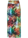Lygia & Nanny Orixá Midi Skirt In Green