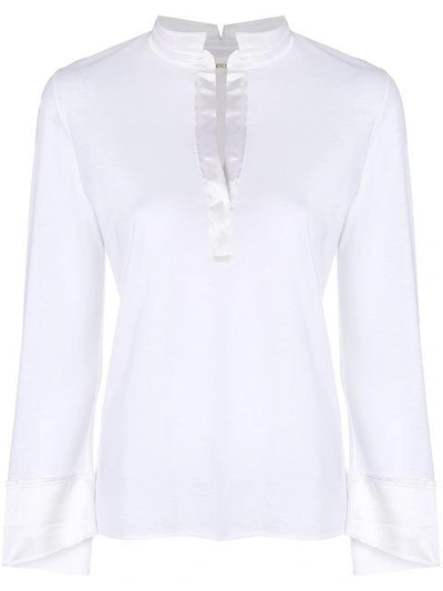 Lamberto Losani V-neck Sweater - White