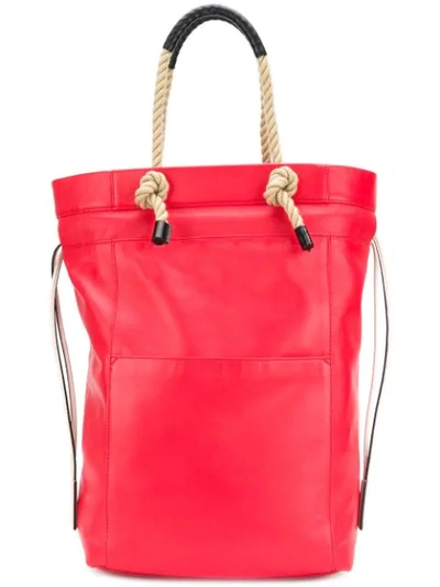 Ports 1961 Rope Handle Tote Bag - Red