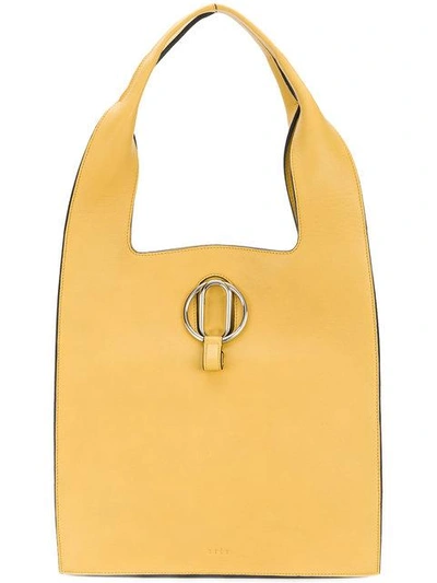 Stée Oversized Tote In Yellow