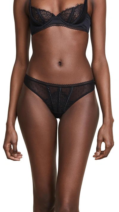 Thistle & Spire All Wrapped Up Thong In Black