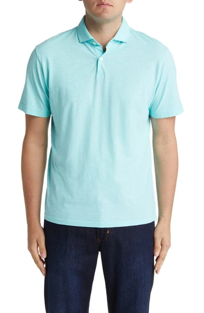 Peter Millar Crown Crafted Journeyman Pima Cotton Polo In North Sky