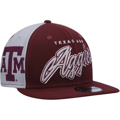 New Era Men's  Maroon Texas A&m Aggies Outright 9fifty Snapback Hat