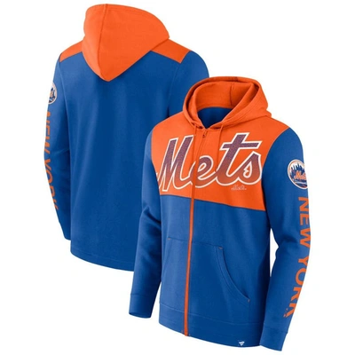 Fanatics Branded Royal New York Mets Walk Off Fleece Full-zip Hoodie